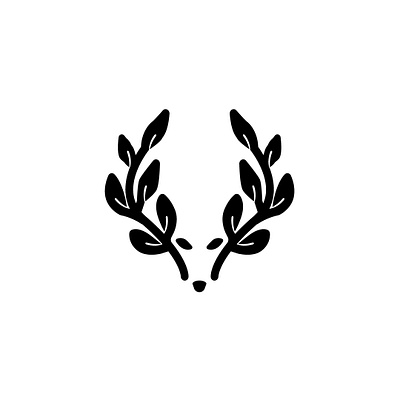 Flora Deer design logo vector