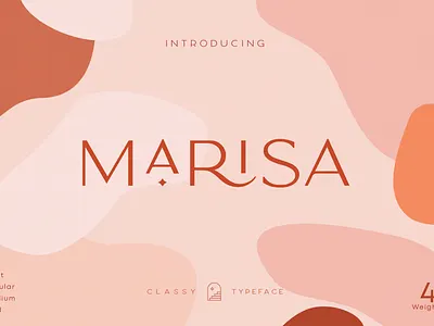 Classy Marisa - Elegant Typeface bold bold fonts classy classy font classy fonts elegant elegant font elegant fonts font design fonts collection light font logo medium font modern fonts regular font sans serif serif serif font typeface typography