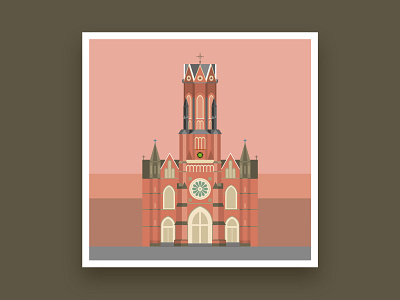 Formsaachen Aachen St Josephs Church Illustration aachen architect architecture architecture design award winning branding germany ifdesignaward illustration vector