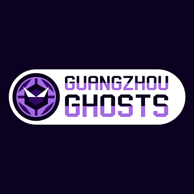 Guangzhou Ghosts - DAY 32 (Daily Logo Challenge) branding daily dailylogo dailylogochallenge dailylogodesign design logo logo design logodesign sports team vector