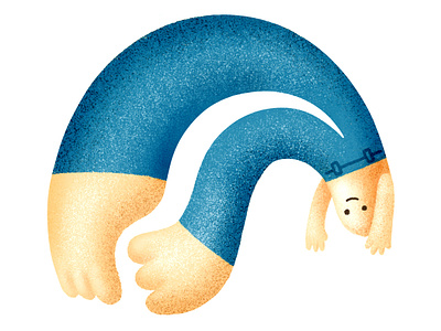 Happy guy abstract art design graphic design illustration illustration art illustrator man people people illustration procreate