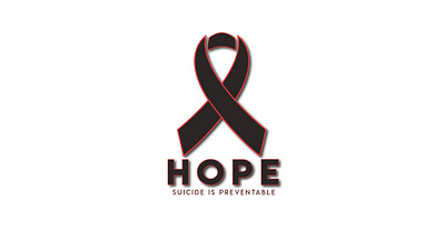 Logo for a suicide awareness society called " HOPE " adobe illustrator hope illustration art illustrator logo logodesign logodesigner logotype suicide