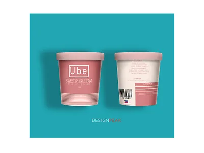 ice cream packaging cool design design flat food packaging design icecream illustration minimalist modern packaging packaging mockup packagingdesign print design typography vector