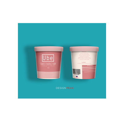 ice cream packaging cool design design flat food packaging design icecream illustration minimalist modern packaging packaging mockup packagingdesign print design typography vector