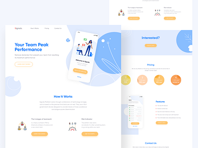 Signals App Website app dashboard app website control signal signals teamwork web design webdesign website work
