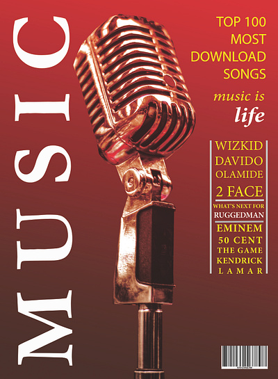 music magazine cover book cover book cover design cover design graphic design graphicdesign magazine cover musc magazine cover