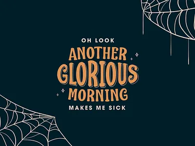 Makes Me Sick halloween halloween design halloweenmovies hocus pocus illustration october sandersonsisters typography winifred