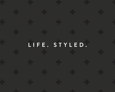 Life. Styled. branding logo tagline typography