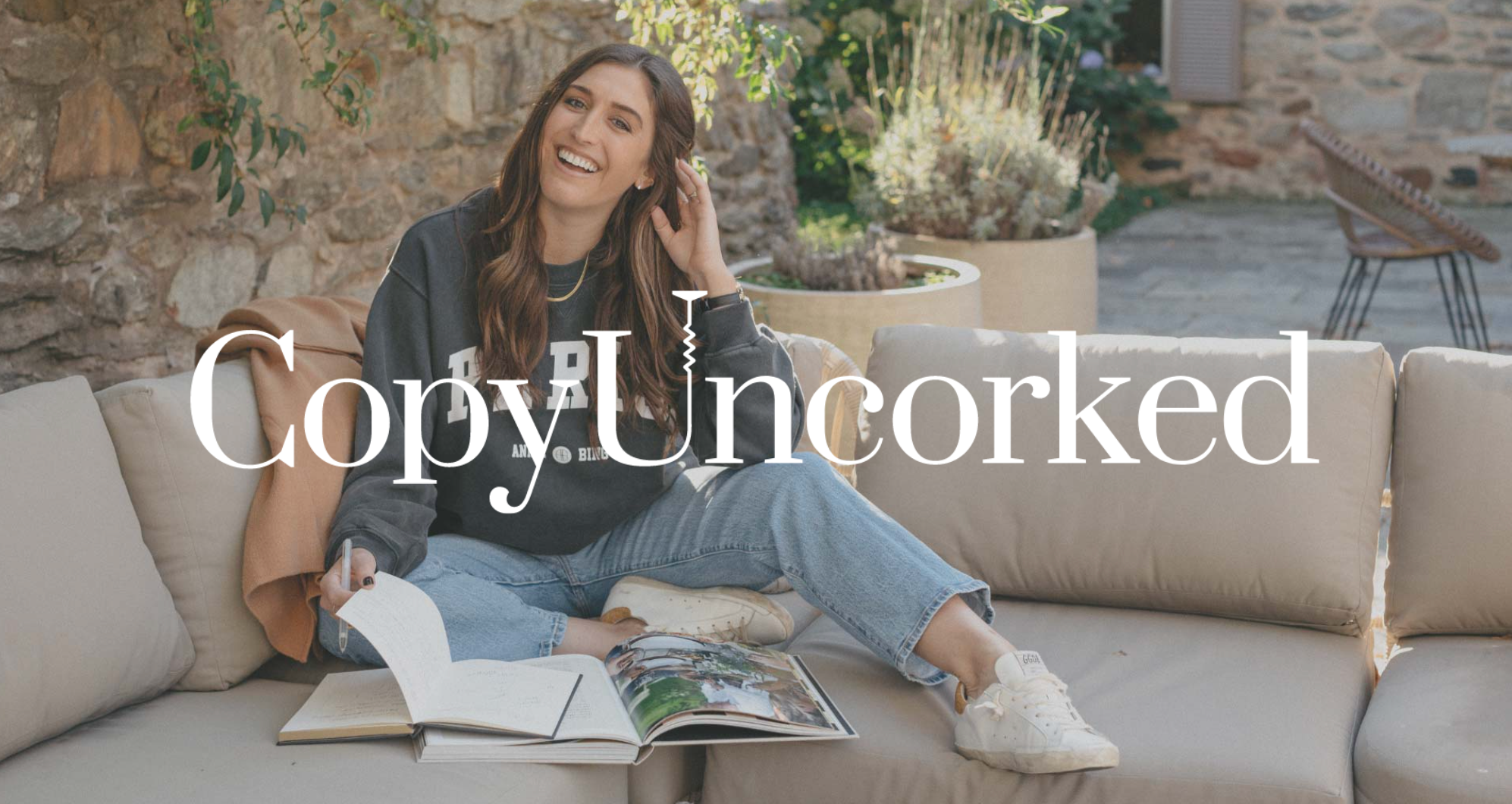 Copy Uncorked brand design brand identity branding graphic design identity identity system lifestyle logo typography web design