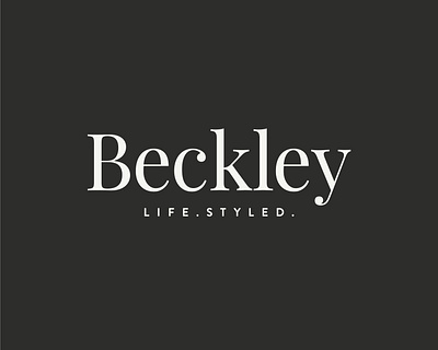 Beckley Logo branding lifestyle logo