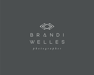 Brandi Welles Photographer Logo branding branding design california photographer photography photography logo