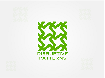 Disruptive Patterns brand agency brand identity branding clean creative design design concept logo logo design minimal