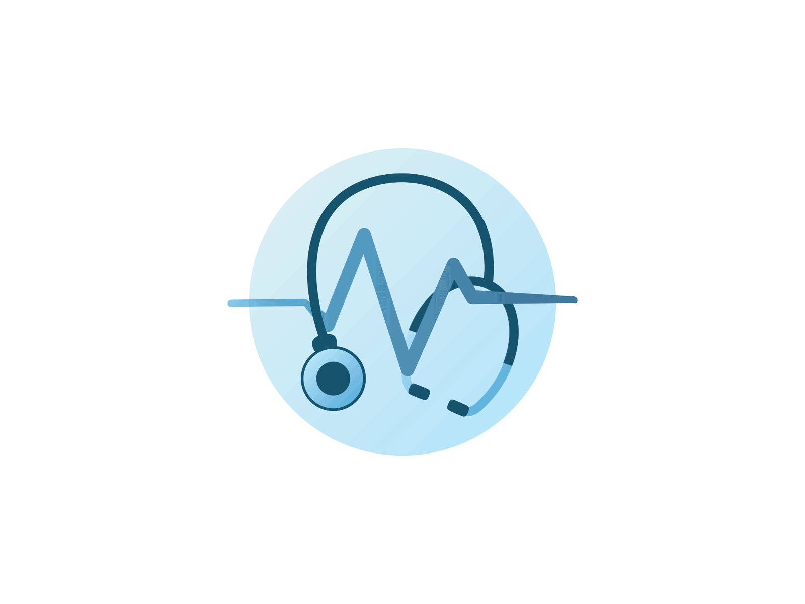 Loading... animation design ecg health illustration loading medical medicine stethoscope