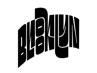 Brooklyn black and white calligraphy goodtype hand lettering letter letterforms lettering text type typedesign typography