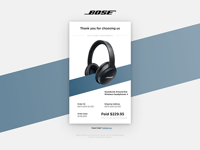 Daily Ui 017 Email Receipt 017 dailyui design email email receipt web