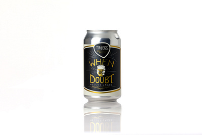 Tröegs When in Doubt Helles Lager beer beer can beer design brewery brewery branding design illustration lettering troegs