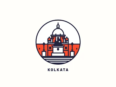 Kolkata art city city illustration design illustration illustration art kolkata logo print vector