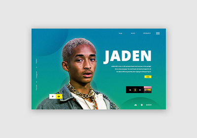 Jaden Bio Page ui ui patterns uidesign ux webdesign