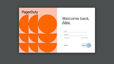 PagerDuty Sign in / Sign up branding design login mobile mobile design pagerduty sign in sign up ui web web design