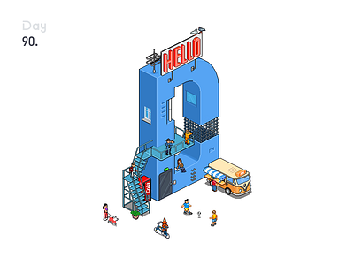 Pixel—D 100days illustration pixel 像素 像素画 插画