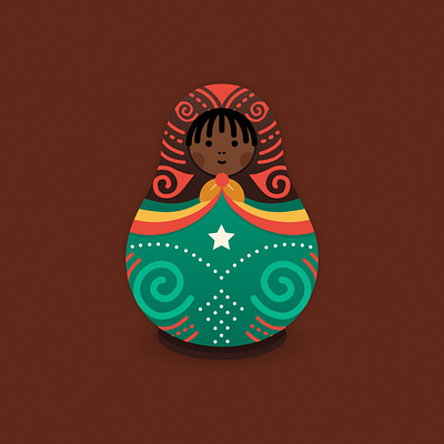 Senegal Matryoshka africa russia2018 russian doll senegal