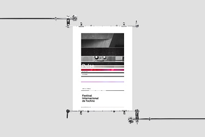 Pulse — Techno Festival art direction branding editorial graphic graphic design identity layout logo poster poster a day poster art poster design