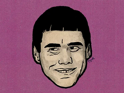 Lloyd Christmas beat tones comedian comedy drawing dumb and dumber illustration jim carrey lloyd christmas