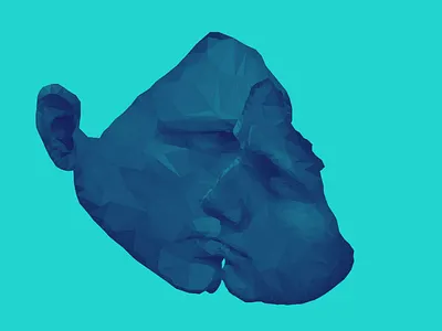 2 Lovers graphic ai style artwork blue