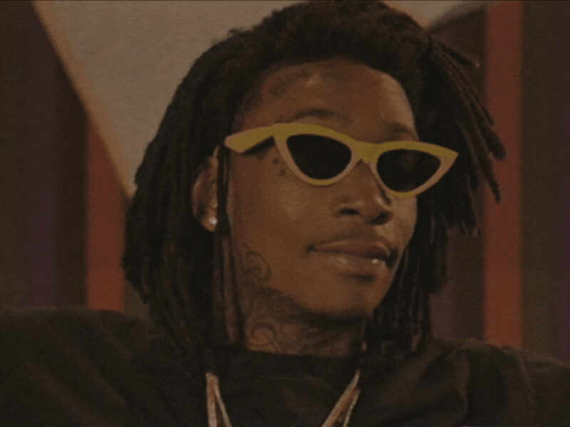 WIZ aftereffects animation flat gif music rapper video