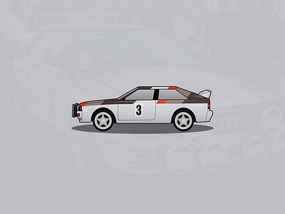 Audi Quattro A2 Rallye Illustration 2d art 2d illustration audi automotive car classic car design digital art illustration illustration art illustration design illustration digital illustrator illustrator art photoshop quattro rally vector vector art vector illustration