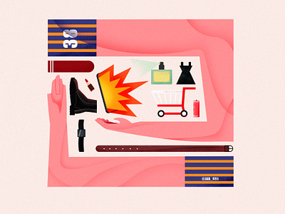 DAILY branding dislocation icon illustration inception inspiration saturation typography 插图 设计