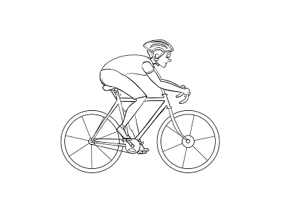 Boy Is Driving Cycle - Sketch Design boy cartoon character design drawing hand concept koncept man pencil pencil sketch sketch sketching