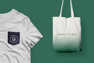 DOWN 2 EIGHT brand business creative logodesign logos marketing t shirt design t shirts typography