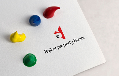 RAJKOT PROPERTY BAZAR brand creative design graphicsdesign illustration logo logodesign logotype