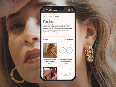 Omnia: E-commerce case study 2/2 design design process ecommerce identity product ui ux web design wireframe