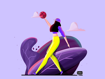 Playing characterdesign digitalart digitalillustration dribbble illustration art