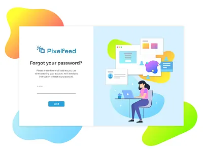 Log In Page forgot password log in log in screen