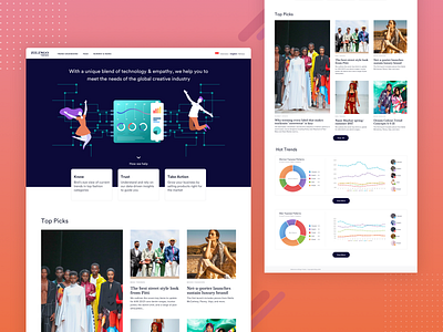 Zilingo Trends design illustration ux ux design vector web website