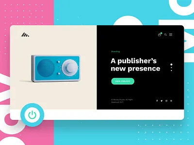 Moody - Creative Business WordPress Theme colorful creative dailyui design minimal modern pastel portfolio ui uiux ux webdesign webdesigner wordpress