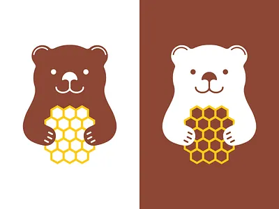 Happy Bear Logo Design Concept by Ilarion Ananiev ananiev branding design exploration visual brand ilarion ilarion ananiev ilarionananiev illustration logo logo identity icon logo type 2.5d logos logofolio geometric simple shape mark vector vector logomark design