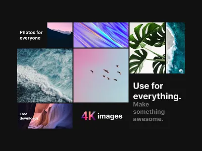 Simple grid for photography site abstract art beach cards design download free gradient grid minimal photography plant portfolio sky typography ui ux design uidesign ux ux ui webdesign