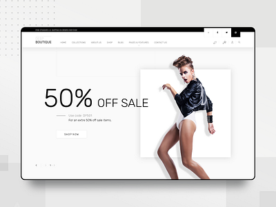 Boutique Demo boutique cloth concept design fashion fashion slide rezfelix shop slide theme theme design theme for wordpress themeforest ui ux web web design webdesign website wordpress