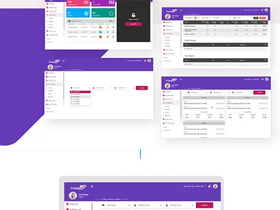 Truxapp Dashboard app dashboard dashboard ui graph location profile track ui ui kit ux webapp design