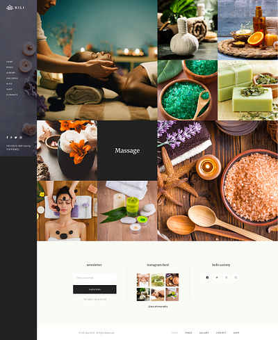 Hili agency creative massage modern professional spa upqode webdesign wordpress wordpress design wordpress development yoga