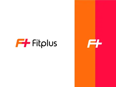 Fitplus Brand Logo branding graphicdesign iconography logo mobile app design ui design ux design vector