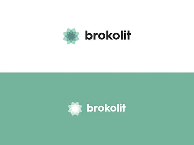 Brokolit brand brand identity branding broccoli brokolit flat identity logo