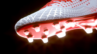 Boot Close Up #6 3d brand c4d cinema 4d cleat closeup design football football boot illustration maxon octane soccer