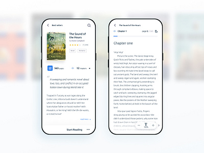 Social book reading and share app - V1 Concept app clean concept figma interface mobile modern typography ui uidesign uiux ux uxdesign vector white