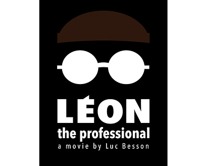 León - the professional concept design design illustration leon movie art movie poster speculative speculative design typography