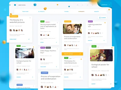 . Cards active crm cubes ideas jira kids projects school site startup students study ui web